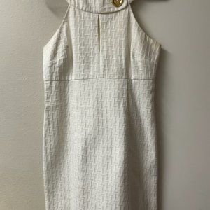 White and gold Michael Kors dress